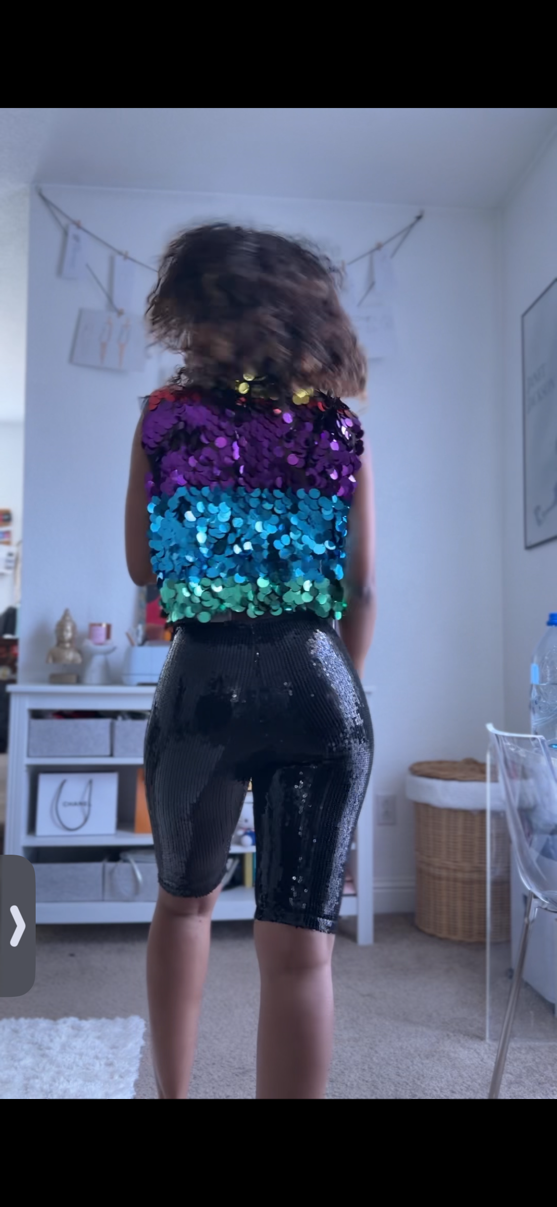 Rainbow Sleeveless TurtleNeck