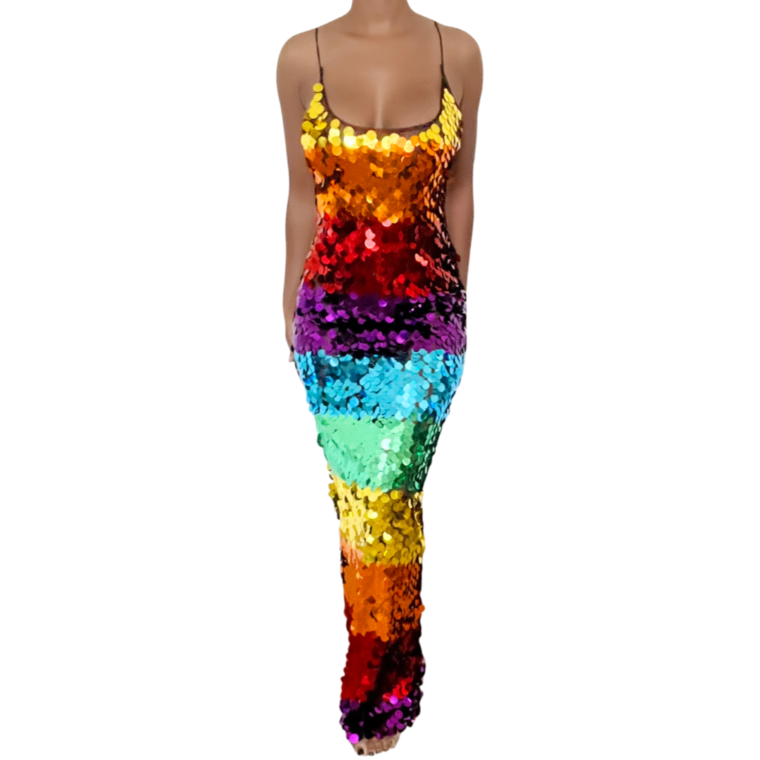 Rainbow LL Custom Dress